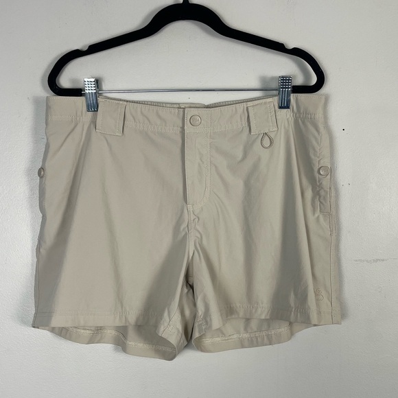 Huk light crème fishing shorts size xl - Picture 1 of 7